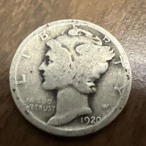 1920 MERCURY SILVER DIME ACTUAL COIN Get More Today & Save Shop Here Buy Here