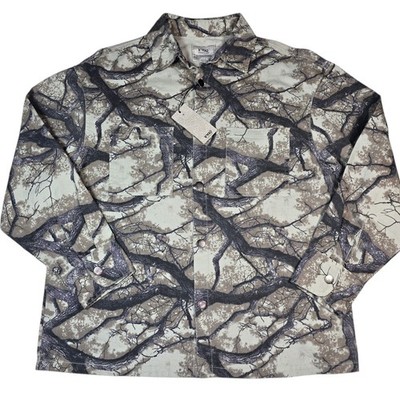 NWT NOMAD Craft+Flow Men's Tree Camo Hunting Canvas Shirt Jacket Shacket Size M