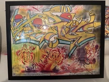original graffiti art Hand Painted Burner TOPIK DRUG CREW! NYC