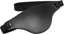 Black Leather Eye Patch, Eye Patches Pirate for Adults Right  Left Eyes, Adj...