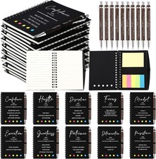 Motivational Spiral Notebooks with Sticky Notes Pen Inspirational Journals Bulk