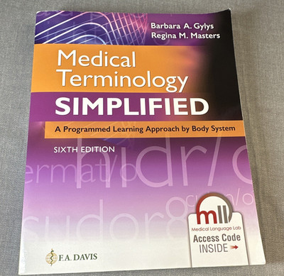 Medical Terminology Simplified 6th Ed + Access Code PB Gylys Masters 2019