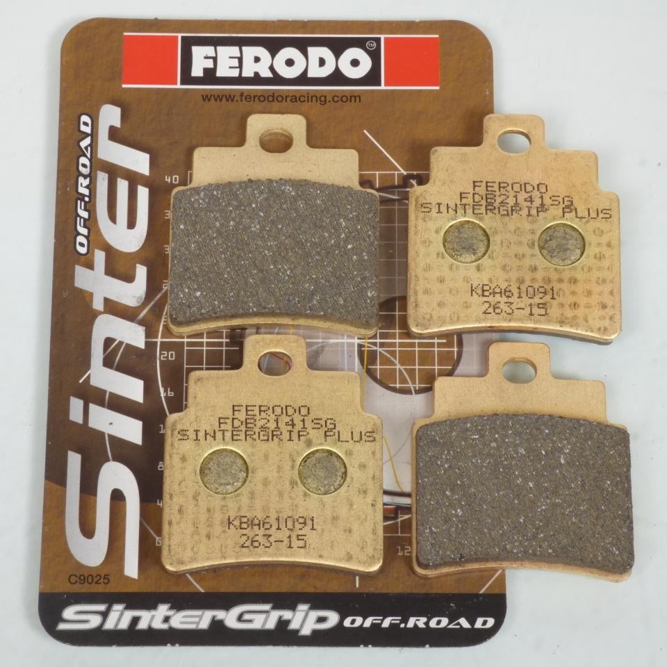Plaquette de frein Ferodo Sym 250 Joymax piece rechange freinage scooter 2005 2006 2007