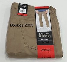 Banana Republic Men's 5 Pocket Pants, Tan, Size 34X30