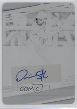 2021 Panini Chronicles Prestige Printing Plate Black 1/1 Dominic Smith Auto b8h