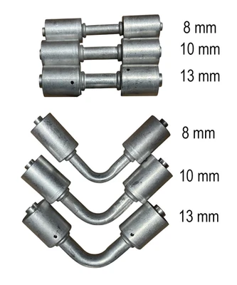 Klimaschlauch-Reparatur-Set 6-tlg. | Universal A/C Hose Repair Fittings - Bild 1 von 4