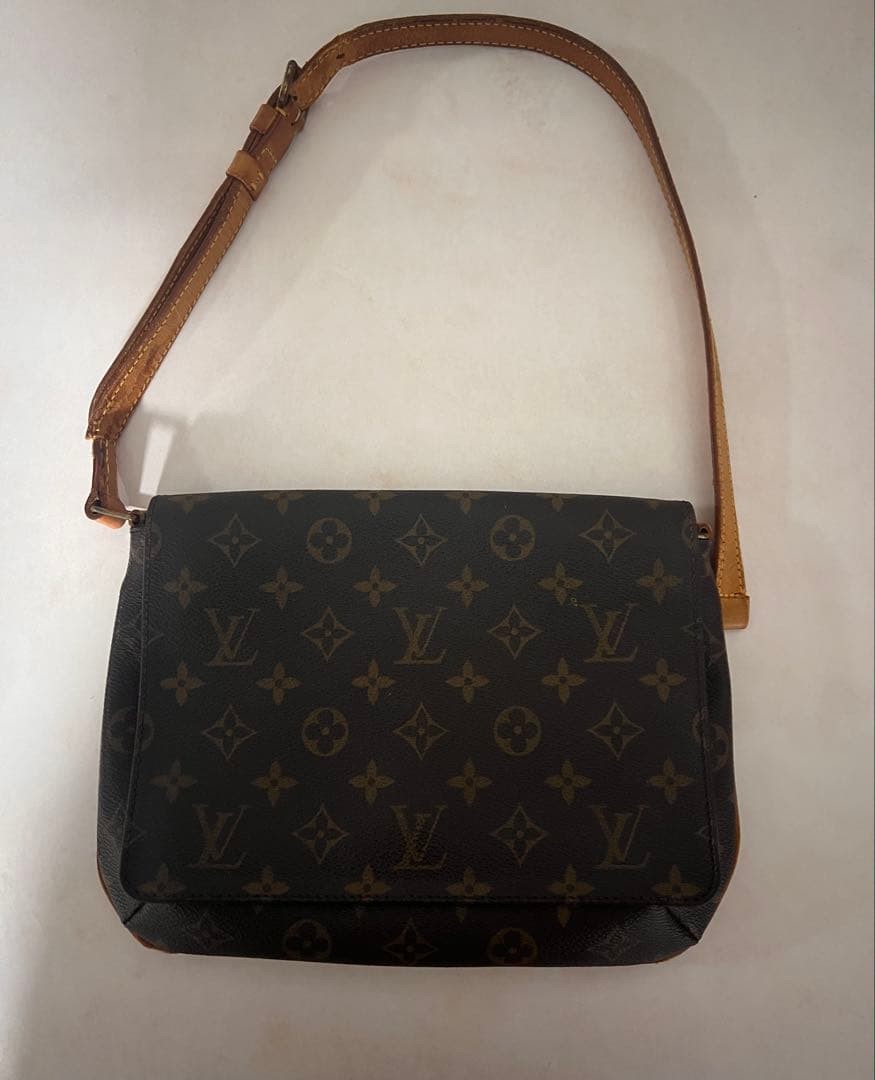 LOUIS VUITTON Musette Tango M51257 Short Shoulder Bag Monogram Women's Auth