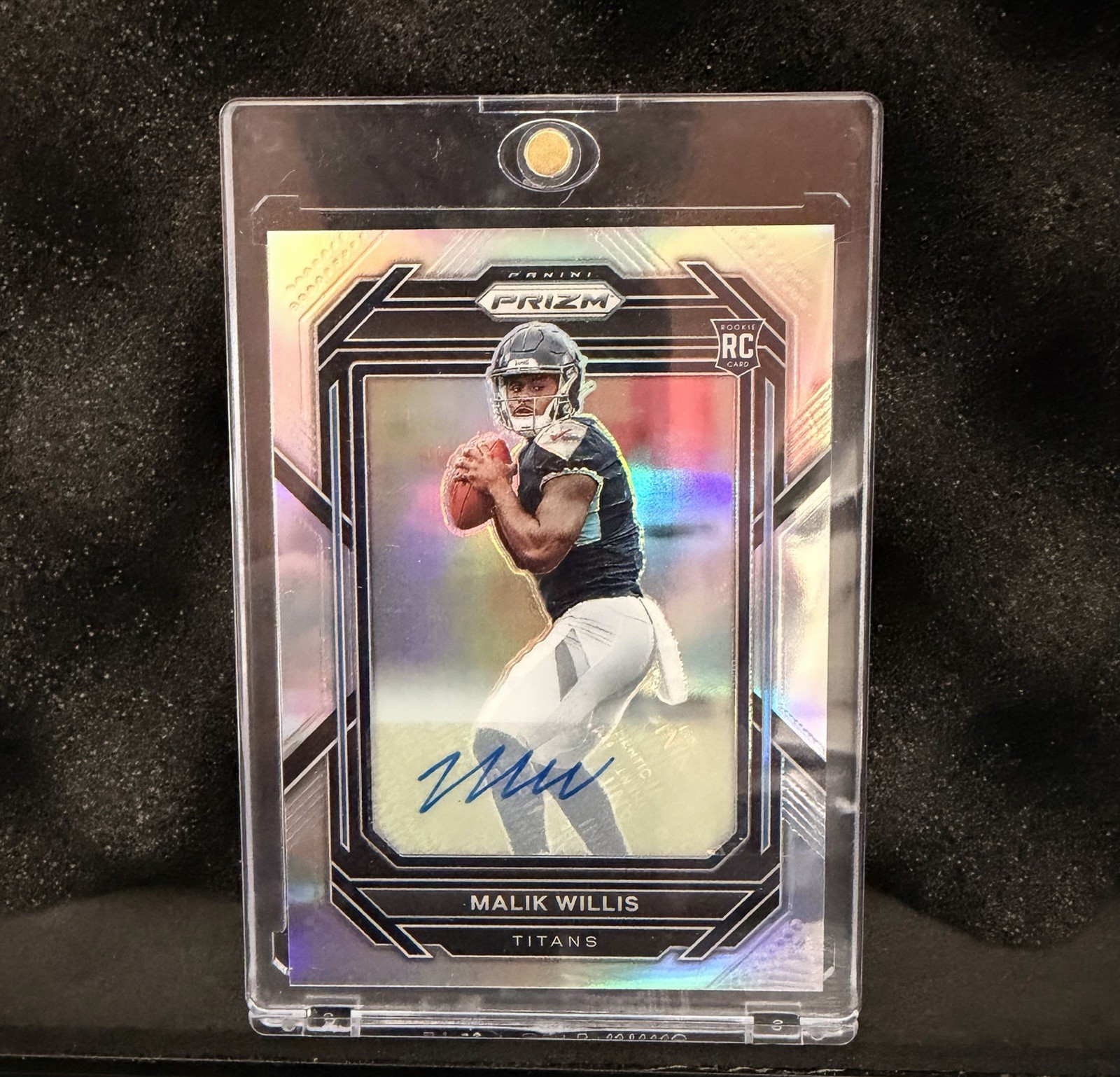 2022 Panini Prizm Malik Willis Silver Holo SP Rookie Auto #303 Packers Mint