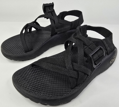 Chaco ZX/1 Sport Sandals Women's Size 5 Shoes Black Strappy Dual