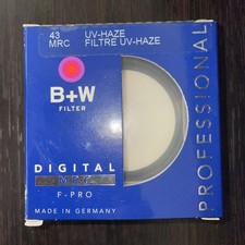 New B W Professional 43 mm Filter UV Haze Digital MRC F-Pro