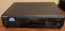 Sony SLV-662HF 19 Micron 4 Head Hi-Fi Stereo VCR Player No Remote