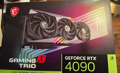 MSI GeForce RTX 4090 24GB GDRR6X Gaming X Trio Graphics Card Tri Frozr 3