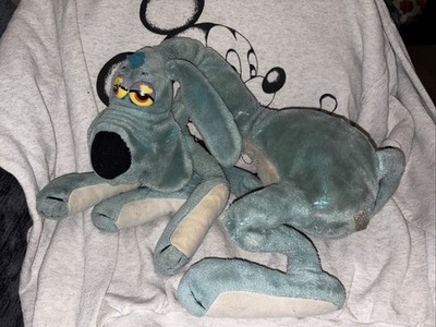 Vtg 1984 24'' Large Foofur Blue Dog Phil Mendez Dakin Gangly Plush WELL LOVED