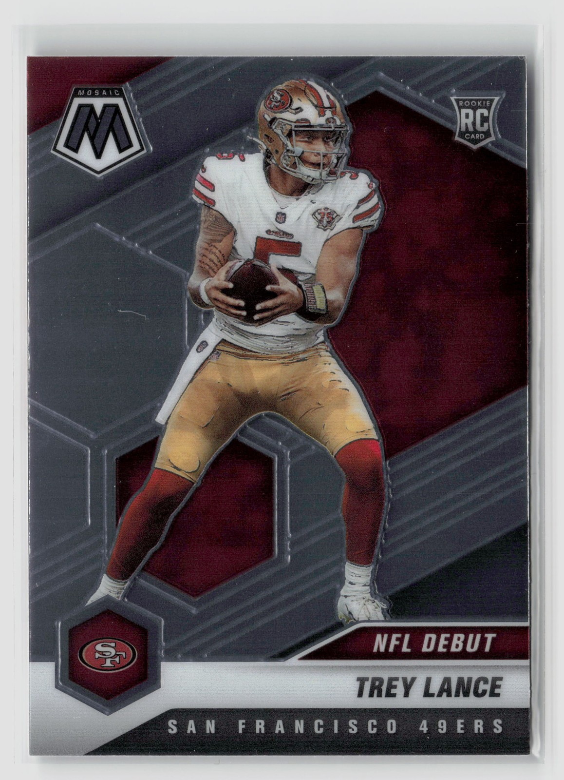 Trey Lance #244 2021 Panini Mosaic Nfl Debut 49ers