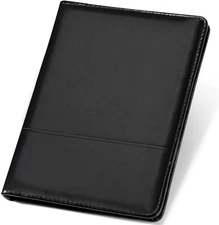 Classic Padfolio/Junior Portfolio Folder Case, Business A5 Binder Organizer Note