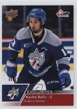 2022-23 Upper Deck CHL Exclusives 66/100 Kocha Delic #37 0x1