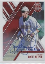 2017 Panini Elite Extra Edition Status Red Die-Cut 31/75 Brett Netzer Auto 5dx