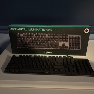 Logitech K845 Mechanical Iluminated Keyboard corded aluminum mechanical keyboard