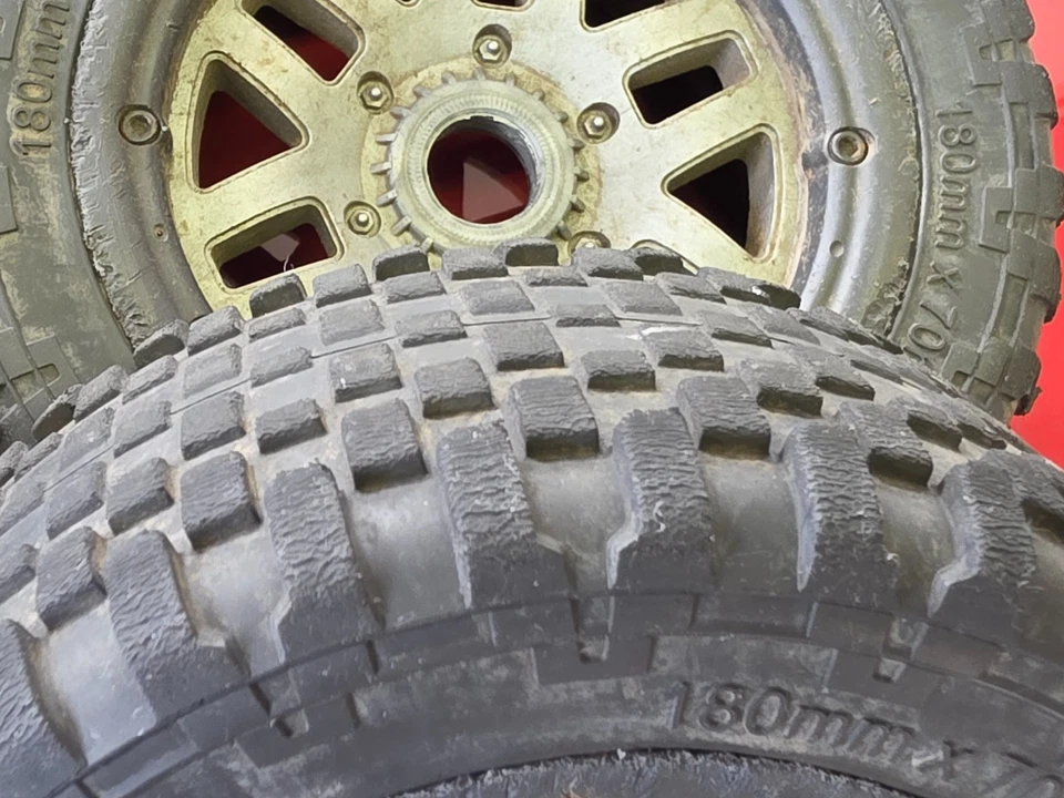 4x LOSI RÄDER 24mm HEX*1:5*180mmx70mm*Geschraubte Felgen*DBXL*HPI*CARSON - Bild 4 von 4