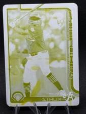 2025 Topps Chrome Update 🔥 Nick Kurtz TRUE ROOKIE 🔥 Yellow Printing Plate 1/1