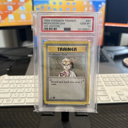 1999 POKEMON BASE SET 1ST EDITION #88 PROFESSOR OAK PSA 10