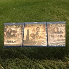 Lord of the Rings Trilogy Blu-ray Lot SEALED Fellowship Two Towers Return King