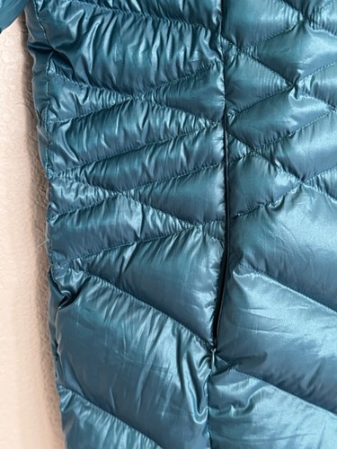 Lands End Damen Stepp Daunen Kapuze Parka Puffer Jacke Full Zip Packbar LESEN - Bild 6 von 14
