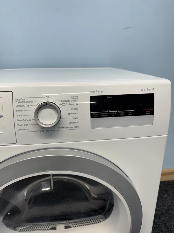 Bosch WTR85V21GB 8KG Heat Pump Condenser Dryer - White 4862 - Image 3 of 4