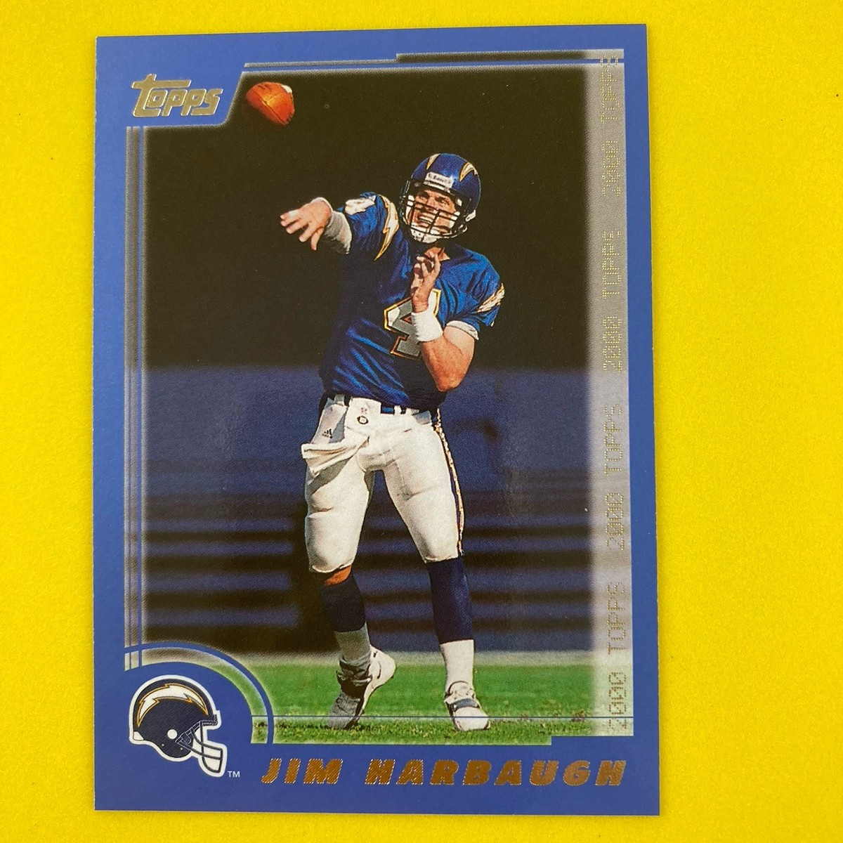 Jim Harbaugh 2000 Topps Card #226 NFL San Diego Chargers | eBay