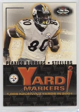 2002 Fleer Box Score Yard Markers Plaxico Burress #19YM a8x