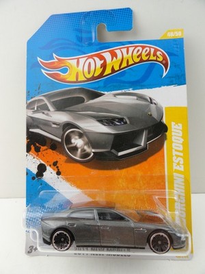 2011 Hot Wheels New Models #48 Lamborghini Estoque (Gray)