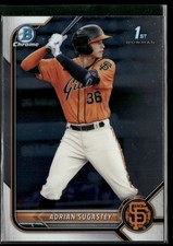 2022 Bowman #BCP-19 Adrian Sugastey Chrome Prospects