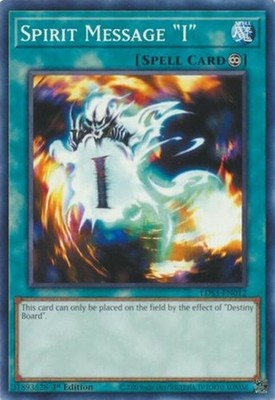 Spirit Message ''I'' - LDS3-EN012 - Common - 1st Edition - Near Mint - Legendary D