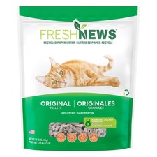 Recycled Paper Original Pellet Cat Litter, 12 Pound, NonClumping, Unscented, ...