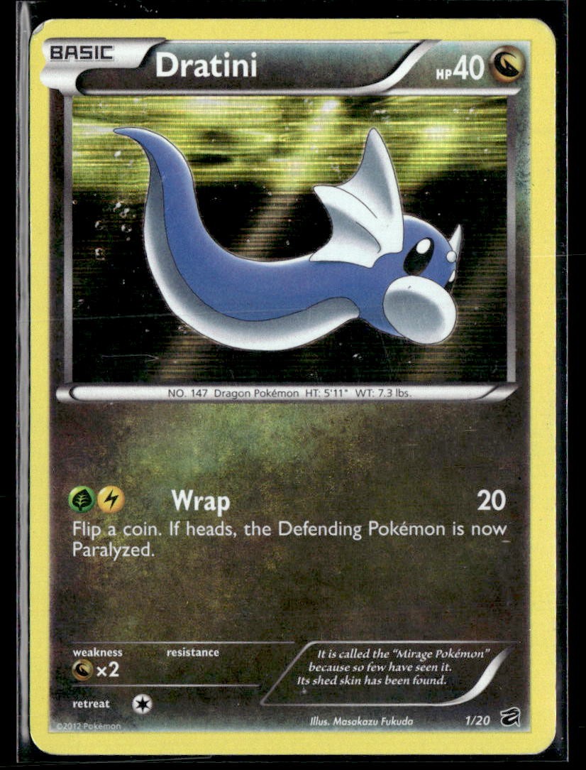 Dratini 1/20 Holo Rare Dragon Vault Pokemon MP