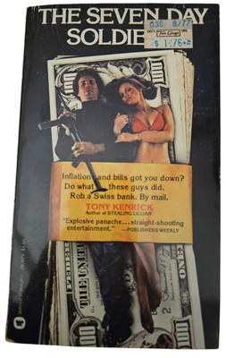 The Seven Day Soldiers Action Paperback Book Tony Kenrick Warner Books 1977 USED