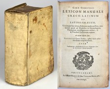 Schrevel, Lexicon Manuale Graeco-Latinum Et Latino-Graecum.