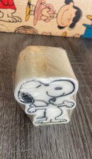 Vintage 1970'S Hallmark  Hand crafted 3 1/2"' Tall Open Arms Snoopy Thick Candle