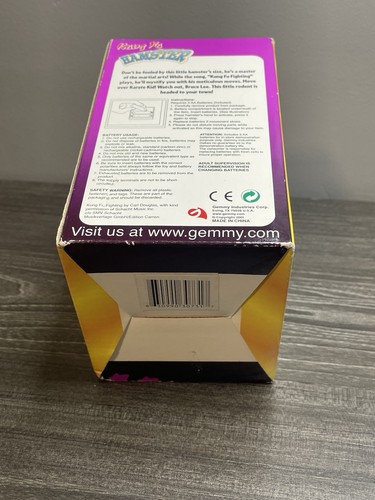 Kung Fu Fighting Hamster Gemmy 2001 Dancing Karate 6" Vintage Read Description - Picture 6 of 6