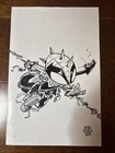 AMAZING SPIDER-MAN #52 Skottie Young 1:50 B&W Variant Spider-Punk (Dmg See Scan)