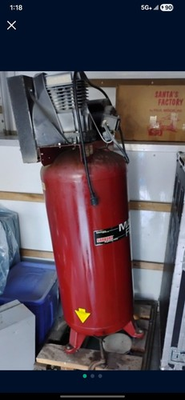 #ad Magne Force 60gallon Air Compressor Air Tank 140 PSI 230 Volt 15 Amp 60hz $300.00