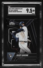 2023 Topps Chrome Black Rookie Design Variation Riley Greene SGC 9.5 Mint+ b3r