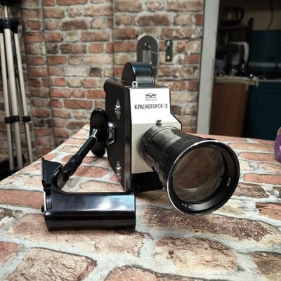 Movie camera USSR  KRASNOGORSK 3 KMZ 16MM+Lens Meteor 5-1 1.9/17÷69  763112