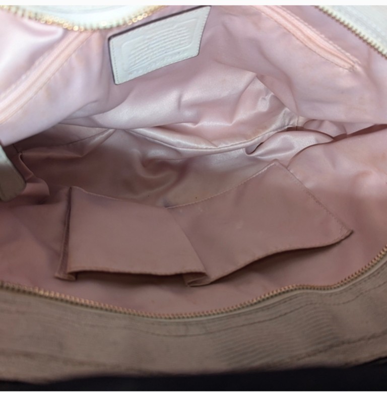 Authentic COACH ALEXANDRA Python STRAW TOTE BAG F… - image 10