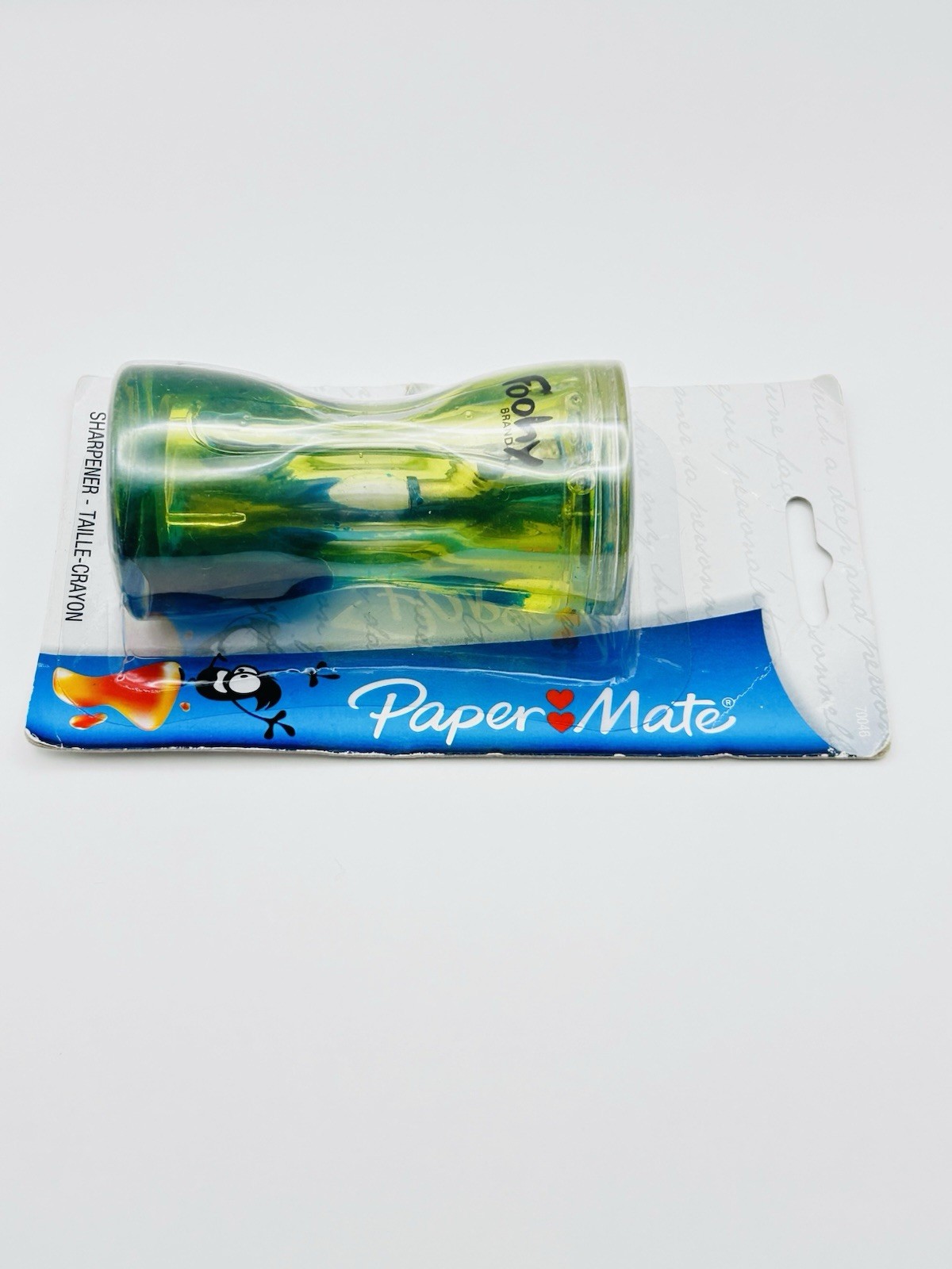 New Foohy Brand Papermate Lava Lamp Pencil Sharpener Blue Green Rare 2010