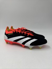 Adidas Predator Elite SG BLACK/FTWWHT/SOLRED IG7784 Men s Size 8