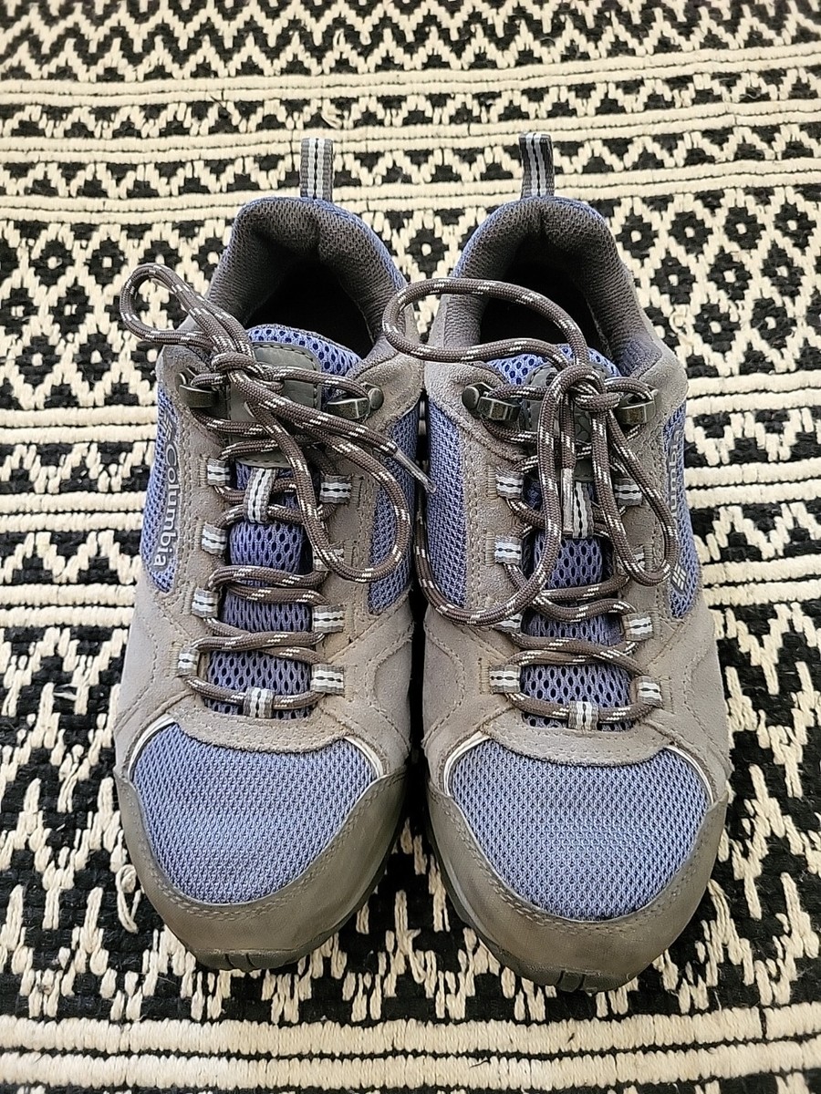 Columbia Women's Access Point II Hiking Walking Shoes Gray Purple