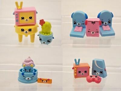 Shopkins HappyPlaces Special Delivery Puppy Parlor Petkins Sets