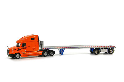 Freightliner Century Tractor w/ East Flat Bed Trailer 