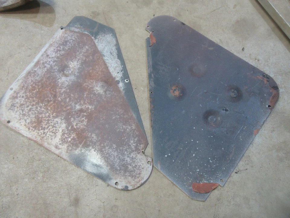 1963 Buick Lesabre 2 portas capota rígida interior quarto janela regulador tampa de acesso - Imagem 2 de 2